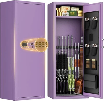 Caja fuerte para armas 12-15 para rifles, caja fuerte para armas ignífugas para rifles y pistolas Foto 1 de 4