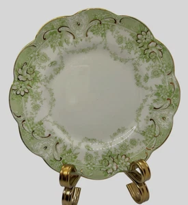 Rare Antique Johnson Bros Crown Mark Marlboro Green Salad Plate 8 inch - Imagen 1 de 5