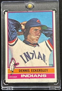1976 Topps #98 DENNIS ECKERSLEY Cleveland Indians HOF RC ROOKIE CARD ⚾ ONE TOUCH - Picture 1 of 12