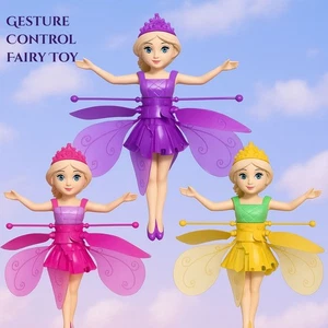 Fairy Flying Toy – Hand Sensor Induction Helicopter with LED Lights - Picture 1 of 4