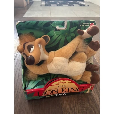 Vintage Disney The Lion King Timon Plush Toy Mattel Vintage Collectible - Image 1 of 4