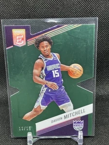 2022-23 Panini Donruss Elite Davion Mitchell Green Parallel /15 Die Cut - Picture 1 of 2