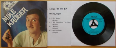 Mike KRÜGER EP Der Nippel★Walther★Der Gnubbel★Wir feiern heut`★Amiga 556 039 - Bild 1 von 2