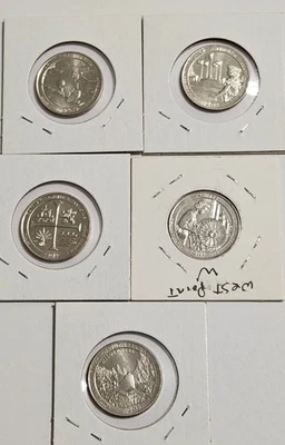 Complete Set of 5 2019-W Limited Release Quarters - Actual Coins Pictured! 3 - Image 1 of 4
