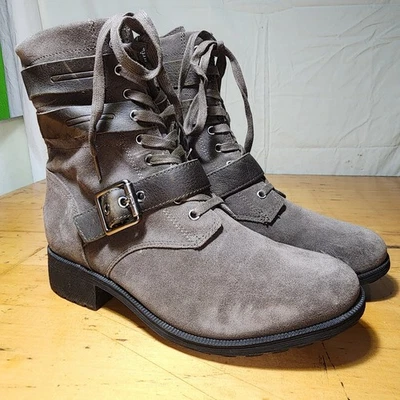 BOTAS MUJER UGG ZIA PIZARRA IMPERMEABLES CUERO US 9/UK 7/EU 40 Foto 1 de 4