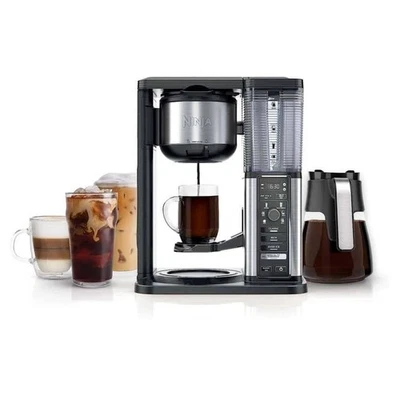Ninja Specialty Coffee Maker with Fold-Away Frother & Glass Carafe CM401 - Image 1 of 4