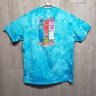 Otter Pops DGK Skateboarding Shirt Medium Adult Blue Tie Dye Rare 90s Funny Tee