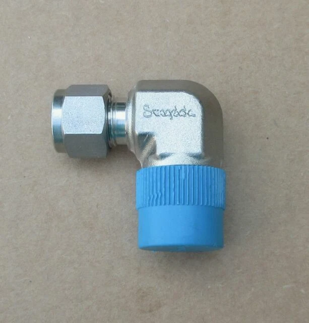 Swagelok SS-600-2-8 Stainless Elbow 3/8in Tube Fitting to 1/2in Male Connector