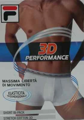 FILA 2 BOXER uomo COTONE STRECTCH  - Immagine 1 di 4