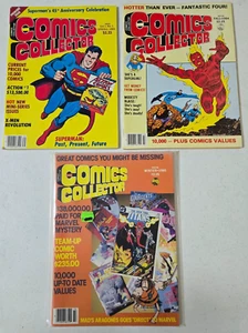 Comics Collector Magazine No. 1 1983 Superman’s 45th Anniversary + 1984 1985 Lot - Picture 1 of 5