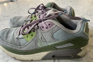 Size 5Y- Nike Air Max 90 SE Sun Club - Worn Blue Treeline - Picture 1 of 5
