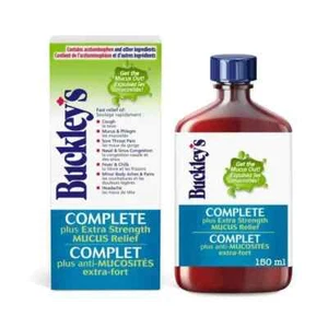 Buckley's Mucus Relief Cough Cold & Flu Syrup 150ml- Shipping from Canada - Picture 1 of 1
