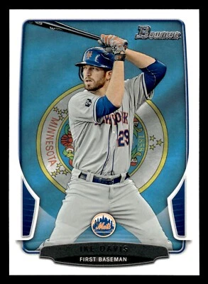 IKE DAVIS ⚾ 2013 Bowman Hometown Parallel #72 New York Mets - Image 1 of 2