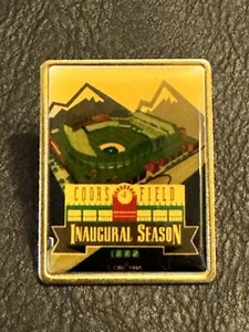 1995 Coors Field Inaugural Season Lapel Pin Colorado Rockies MLB - Picture 1 of 3