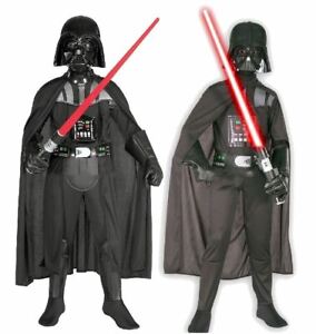 Child Official DARTH VADER Fancy Dress Classic or Deluxe Costume Boys Star Wars