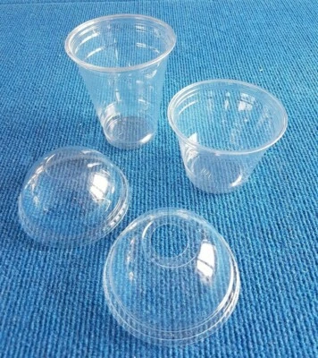 MARKENLOS Clear Cups, Smoothiebecher, Slushbecher
