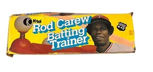 Rara brocca da baseball vintage 1978 Rob Carew Batting Trainer K-tel con scatola mazza - Foto 1 di 1
