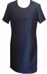 Vestido Vaina Forrado Negro St Michael From Marks & Spencer Talla Uk 10 - Imagen 1 de 8