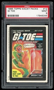 1985 Topps Wacky Packages Sticker All New #12 GI Toe PSA 9 - Picture 1 of 2