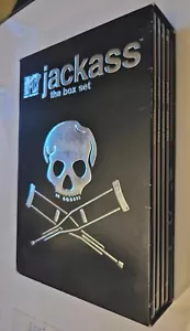 Jackass The Box Set DVD 3 AUTOGRAPHS FROM BAM MARGERA - Picture 1 of 13