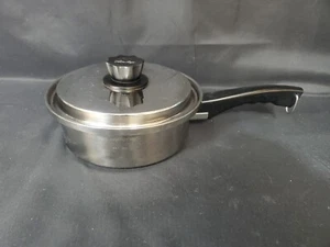 Lustre Craft Cookware 3 Ply Stainless 2 Qt Sauce Pan w/ Lid - Picture 1 of 10