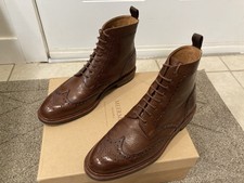 MEERMIN Country Calf Limited Edition | Dark Brown Wingtip Brogue Boot 8.5
