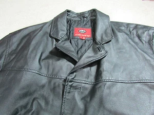 Men's Marc Mattis Black Leather Jacket Sz XL - Picture 1 of 10