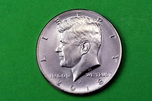2018-D BU postfrisch Staat Kennedy US halbe Dollar Münze - Bild 1 von 2