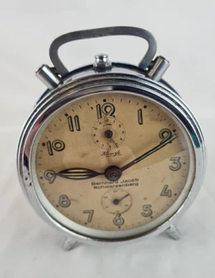 Antiker Wecker KIENZLE Mechanisch Handaufzug 30er-40er Jahre Design Tischuhr - Bild 1 von 4