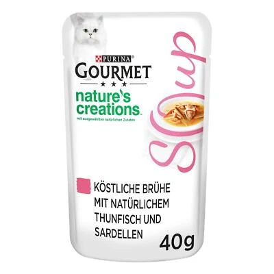 Crystal Soup für Katzen mit naturbelassenem Thunfisch und Sardellen 32er Pack... - Bild 1 von 3