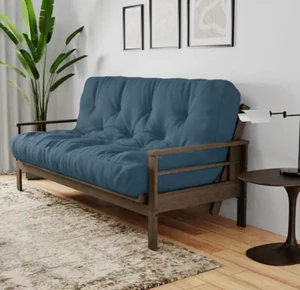 Loosh Home 10" Gel Memory Foam Twin Size Futon Mattress - Blue - Picture 1 of 3
