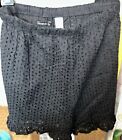 Boohoo Broderie Frill Shorts Size 28