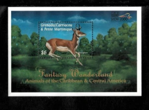 Grenadines 2000 - Wild Animals - Souvenir Stamp Sheet - Scott #2237 - MNH - Picture 1 of 1