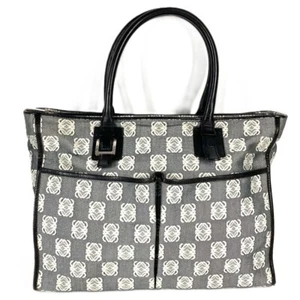 LOEWE Anagram Total Logo Document Bag Tote Bag Briefcase Hand Bag Business bag - Picture 1 of 16