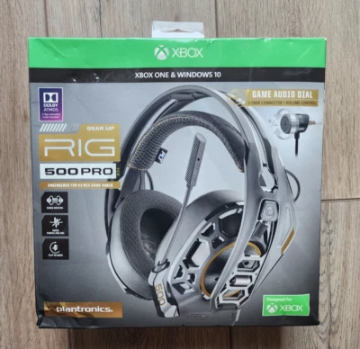 Plantronics RIG 500 PRO HX Wired Gaming Headset for Xbox Series X Xbox One Black - Image 1 of 4