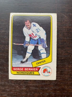 1976-77 O-Pee-Chee WHA OPC #109 Serge Bernier - Quebec Nordiques - Image 1 of 2