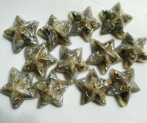 Pearl Violet Five Pointed Stars 3 Crystal Orgone Energy =Life+LOVE! Ships Free - Picture 1 of 6