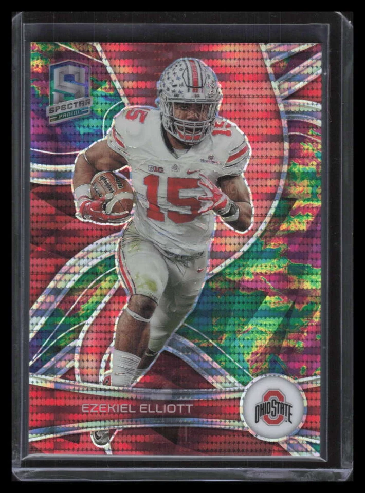 2023 Panini Chronicles Draft Picks Spectra Celestial 67 Ezekiel Elliott 3/99 - Image 1 of 2