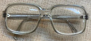 RARE Vintage Avant-Garde Major Smoke 52-20 140 Eyeglasses Frame Made in France - Afbeelding 1 van 14