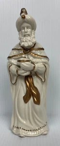 Replacement Piece - Porcelain Nativity White Gold Accents figurine WISEMAN - Picture 1 of 6