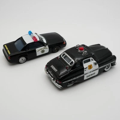 Disney Pixar Cars Sheriff Diecast Lot Police Highway Patrol Car Toys Collectible - Image 1 of 4