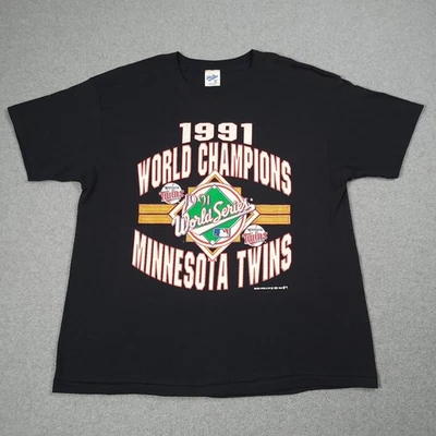 Vintage Minnesota Twins Shirt Men XL 90s Made in USA World Series Champions - Image 1 of 4