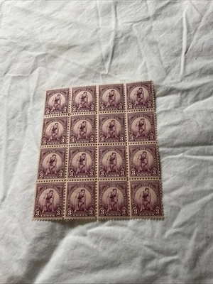U.S.-(-1932-)-Sc.#718-RUNNER,LOS ANGELES OLYMPIC Games-BLOCK Of 16-Stamps-MNH#11 - Image 1 of 3