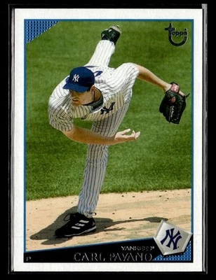 2009 Topps #151 Carl Pavano Retro Gray Back Card New York Yankees - Image 1 of 2