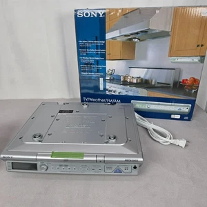 NOB Sony ICF-CD543RM Mega Bass TV/Wetter/AM/FM/CD Radio Silber mit Fernbedienung & Box - Bild 1 von 12