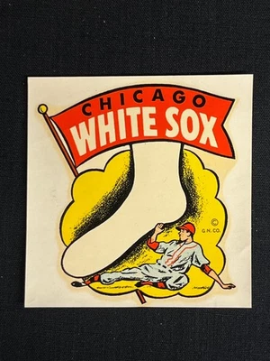 1952 Chicago White Sox decal - Goldfarb Novelty - Nellie Fox, Pierce, Minoso - Image 1 of 3