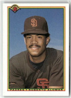 1990 BOWMAN #221 ROBERTO ALOMAR SAN DIEGO PADRES - Image 1 of 2