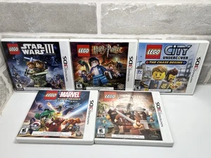 Nintendo 3DS Lego Games Bundle Lot Of 5 - All Complete In Box Cib - Picture 1 of 4