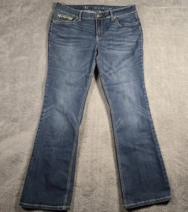 Curvy Boot 14R Damen Jeans Glitzer Strass Verzierungen New Direction - Bild 1 von 12