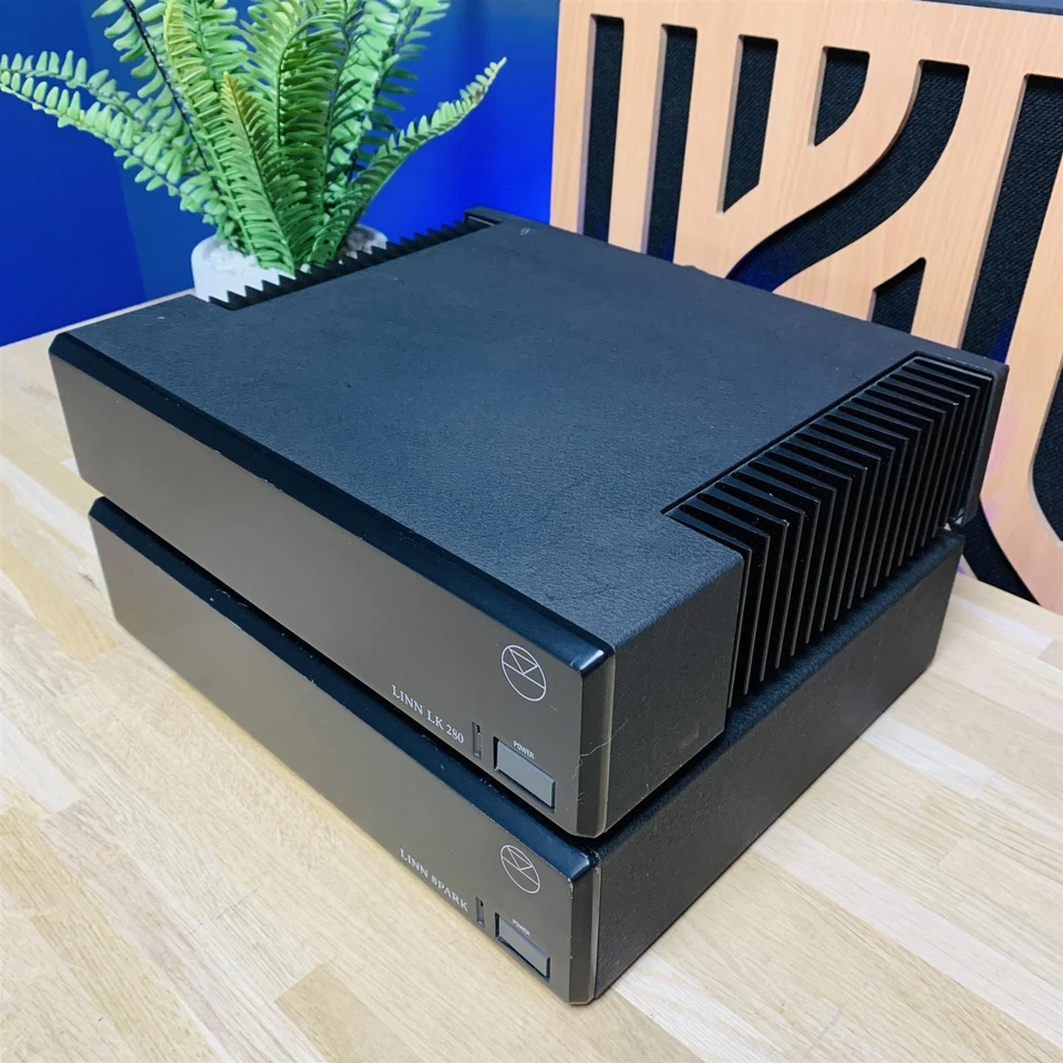 Linn LK280 Stereo Power Amplifier with Spark Power Supply inc Warranty - Image 1 of 4